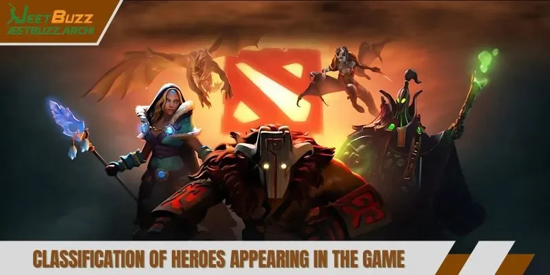 Classification of heroes appearing in the game