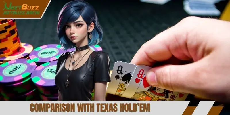 Comparison with Texas Hold’em