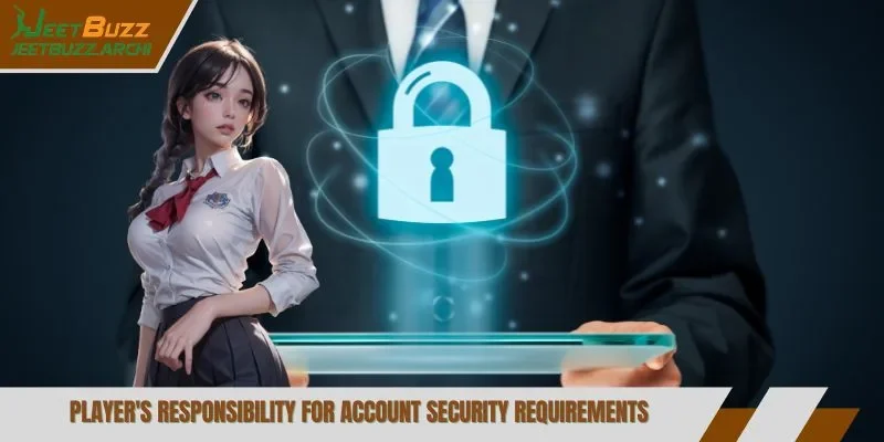 Player's responsibility for account security requirements